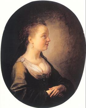 格裡特 道 Portrait of a Young Woman